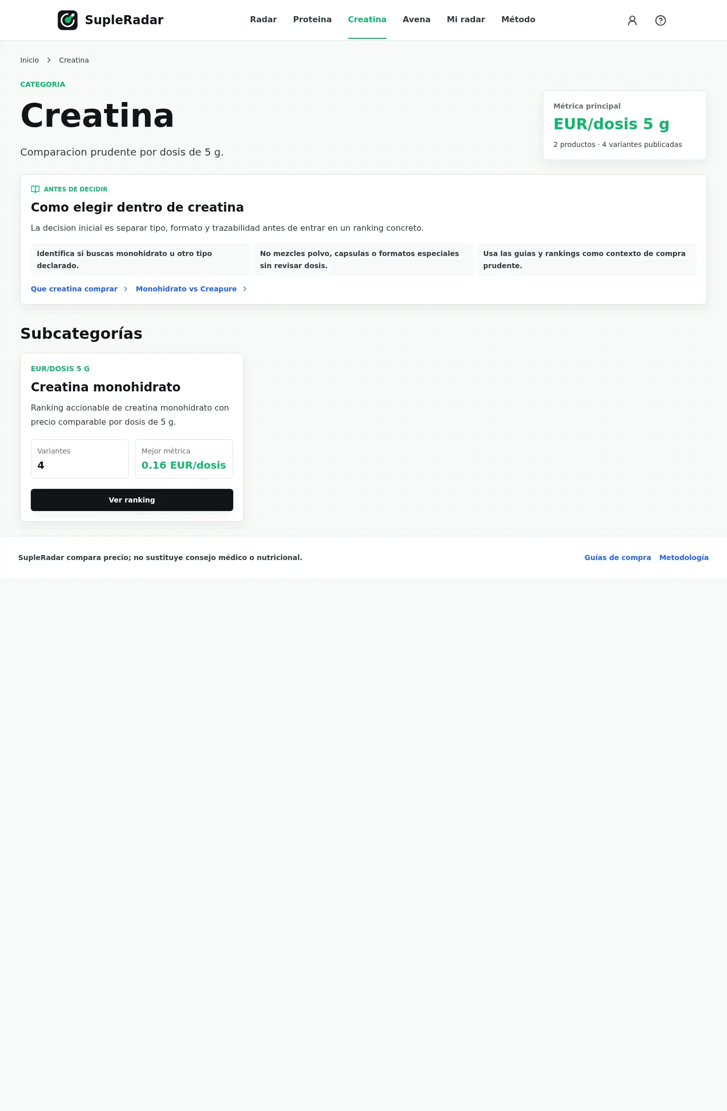 Categoria creatina desktop